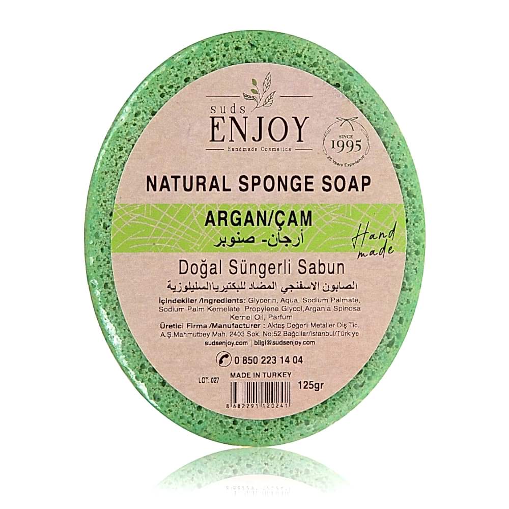 Doğal Argan & Çam El Yapımı Duş Sabunu