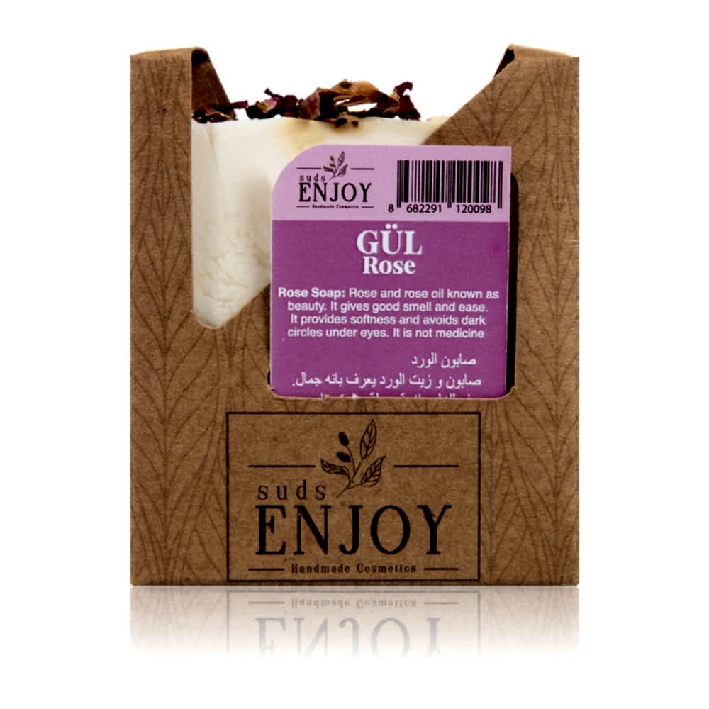 Doğal Gül El Yapımı Yüz, Saç Ve Vücut Sabunu